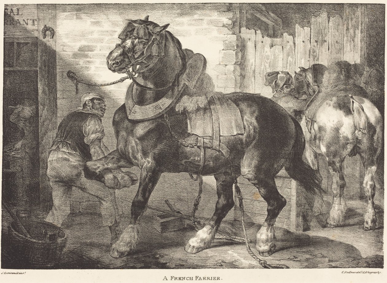 Francouzský kovář od Theodore Gericault