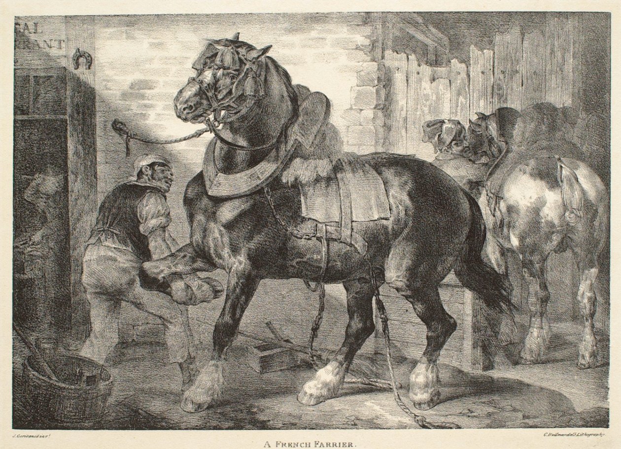 Francouzský podkovář od Theodore Gericault