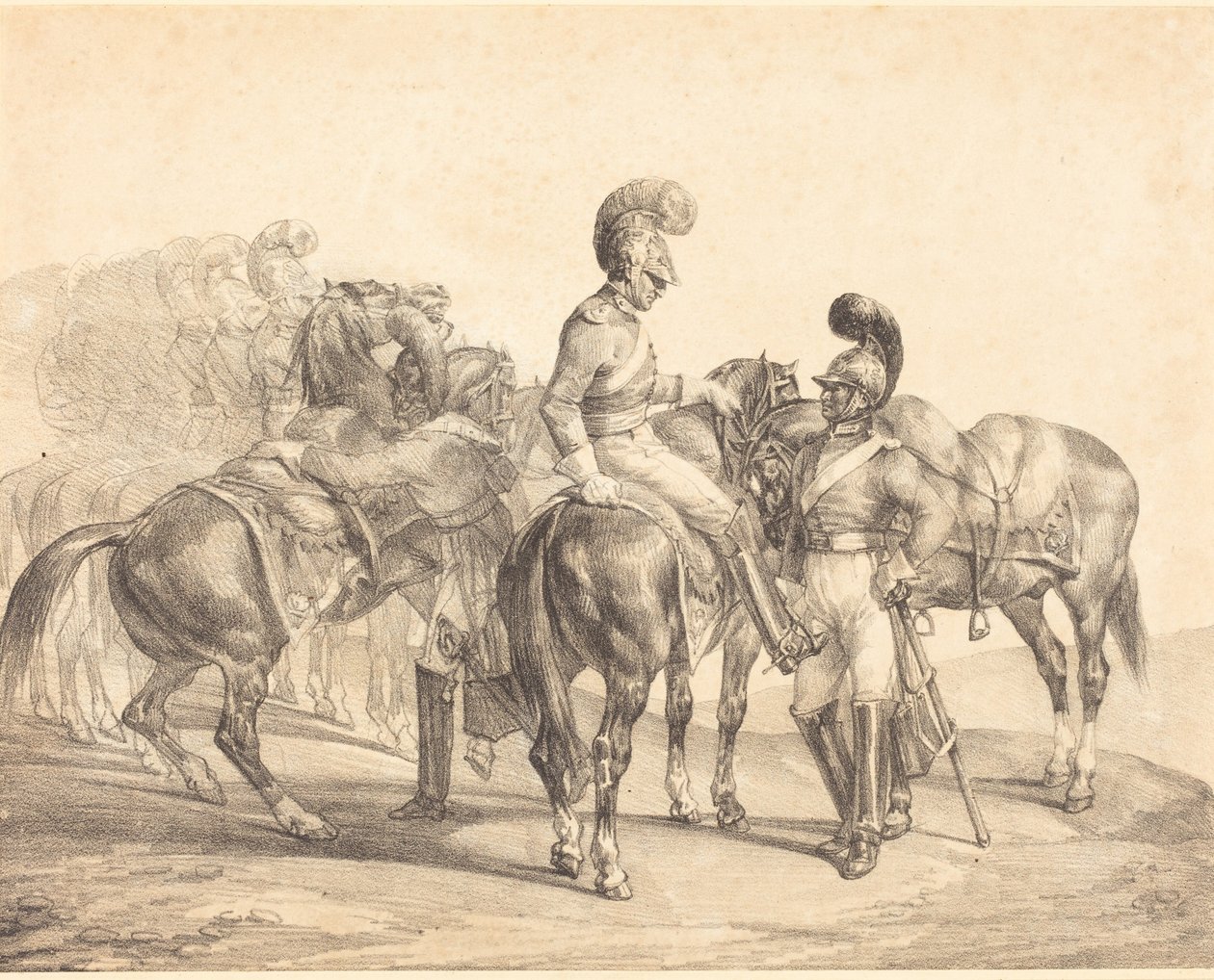Skupina plavčíků od Theodore Gericault