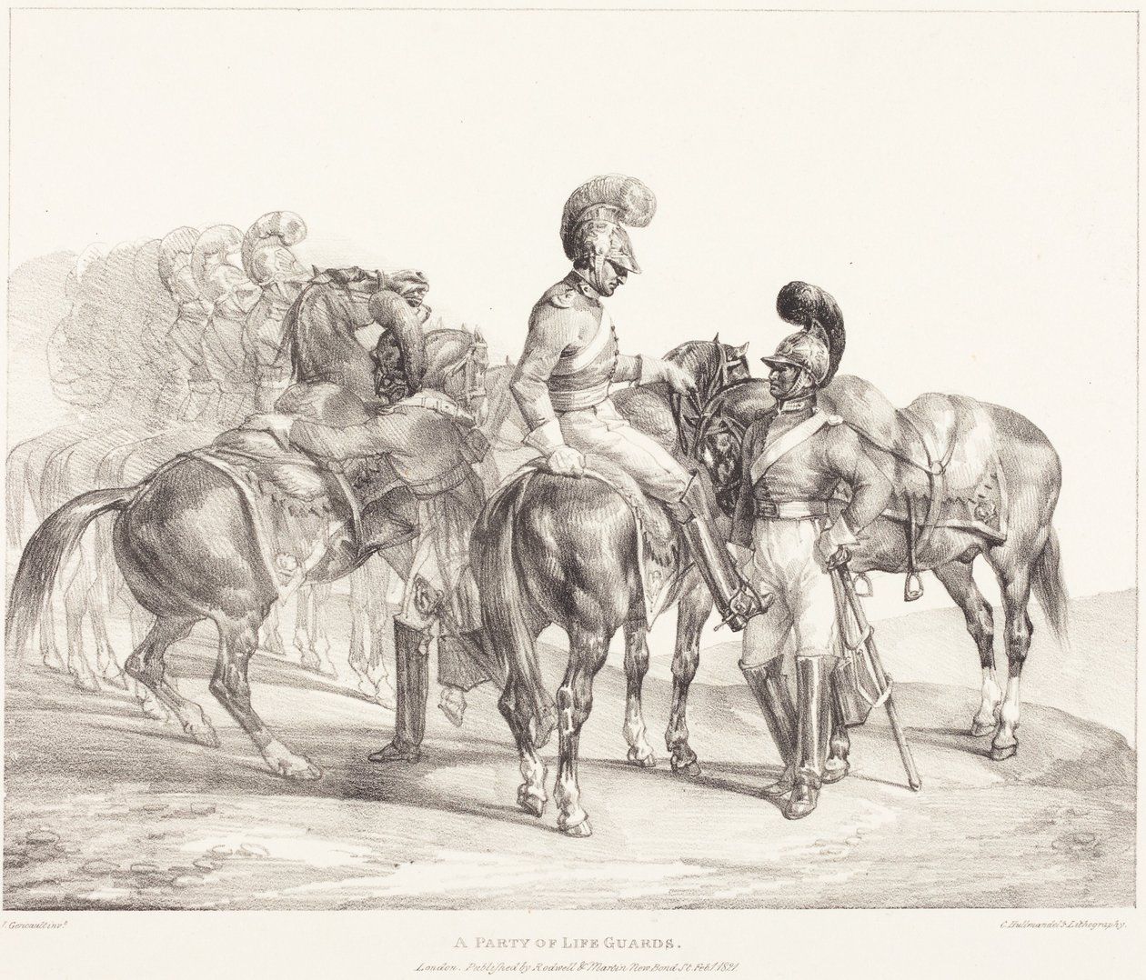 Skupina plavčíků od Theodore Gericault