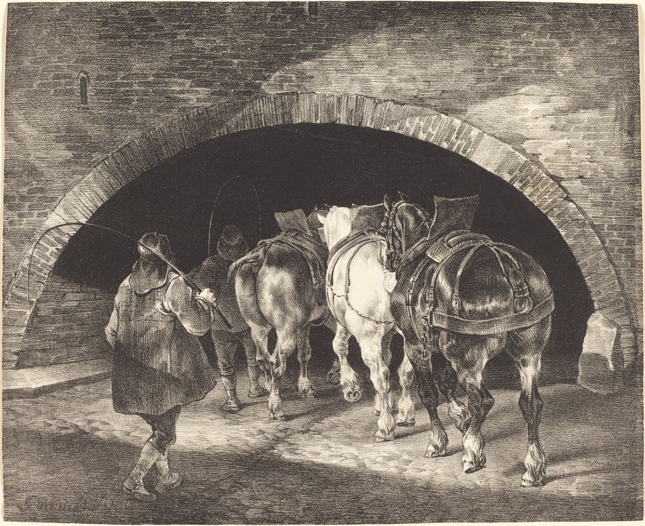 Adelphi Wharf od Theodore Gericault