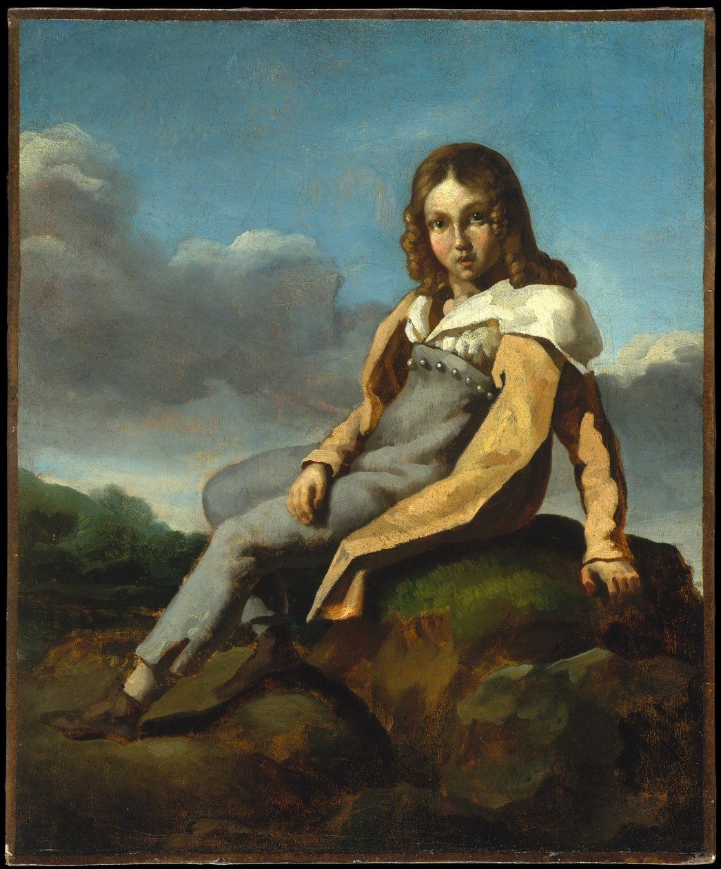 Alfred Dedreux (1810–1860) jako dítě od Theodore Gericault