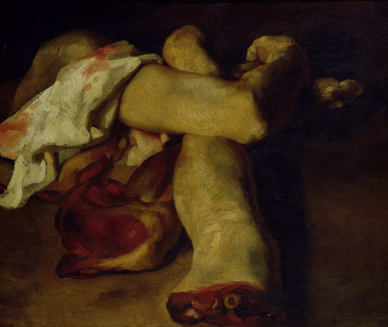 Anatomické kousky (olej na plátně) od Theodore Gericault