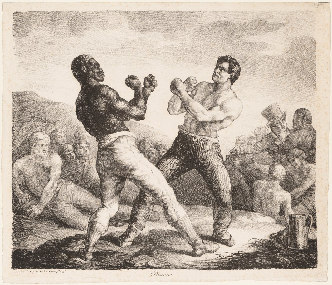 Boxeři od Theodore Gericault