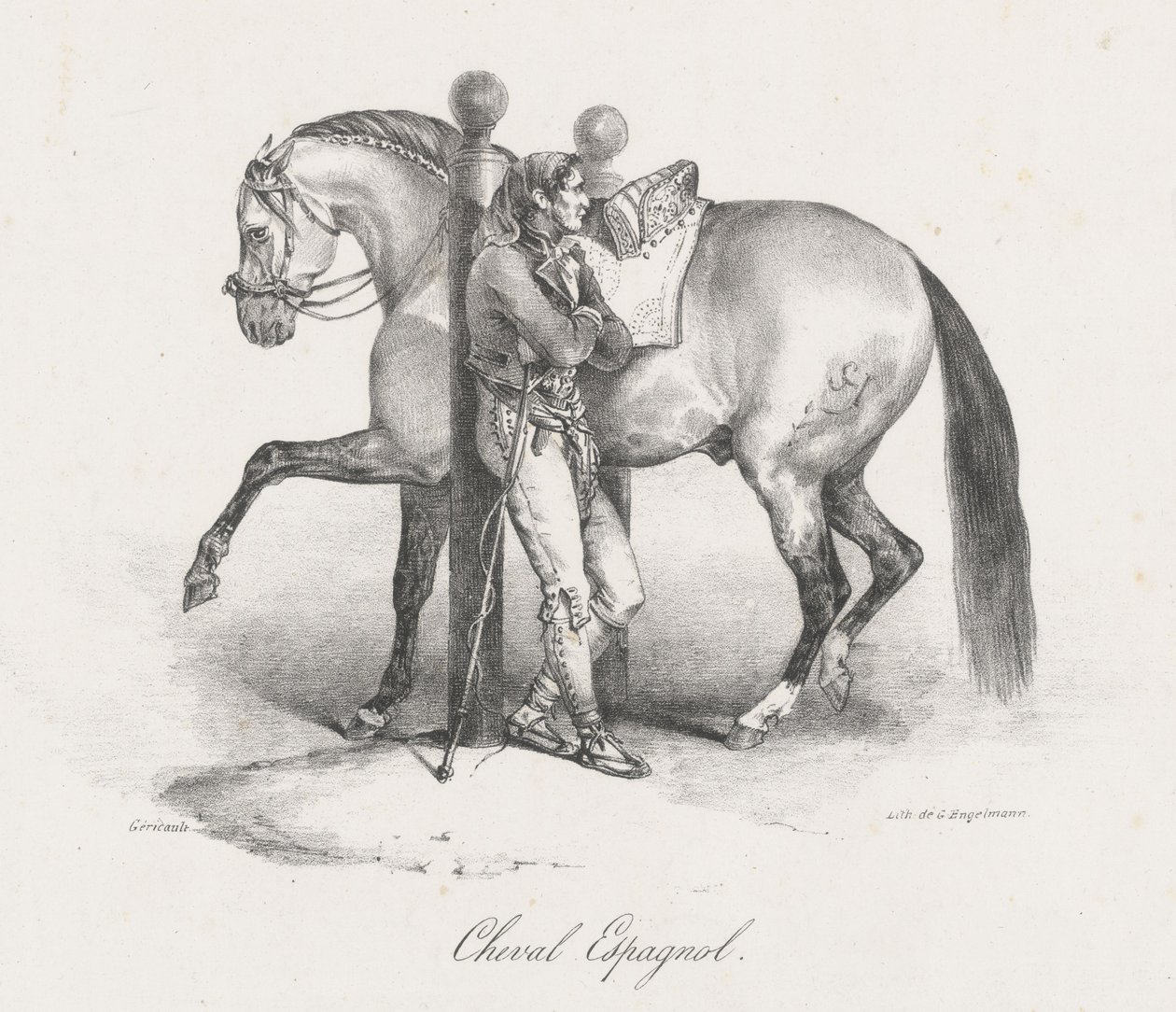 Španělský kůň (A Spanish Horse) od Theodore Gericault