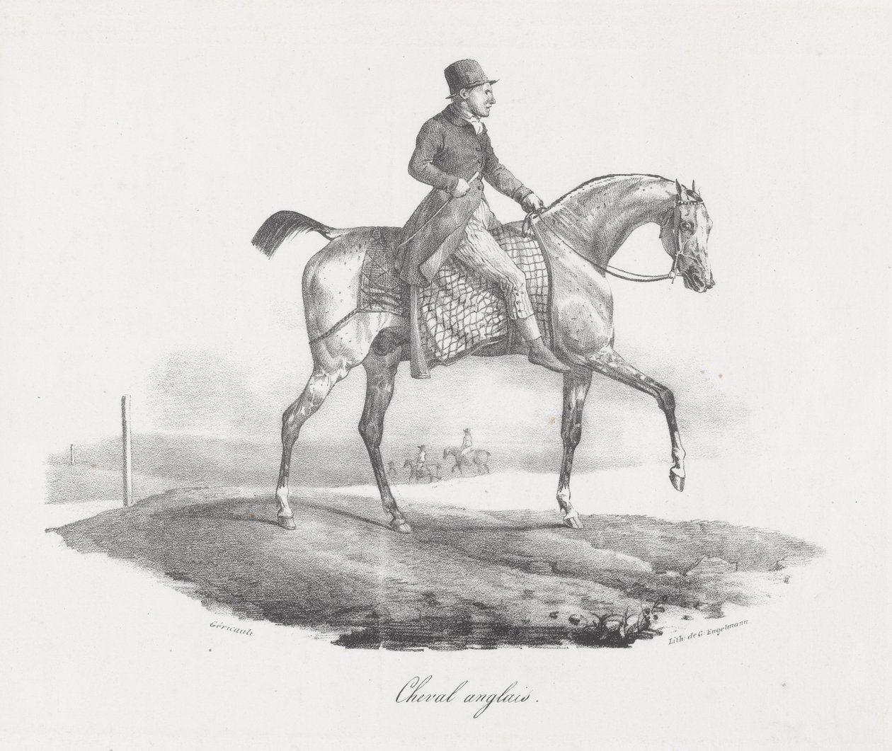 Anglický kůň (An English Horse) od Theodore Gericault