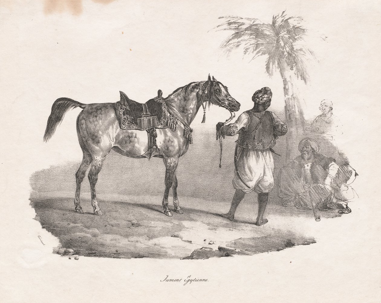 Egyptská klisna od Theodore Gericault