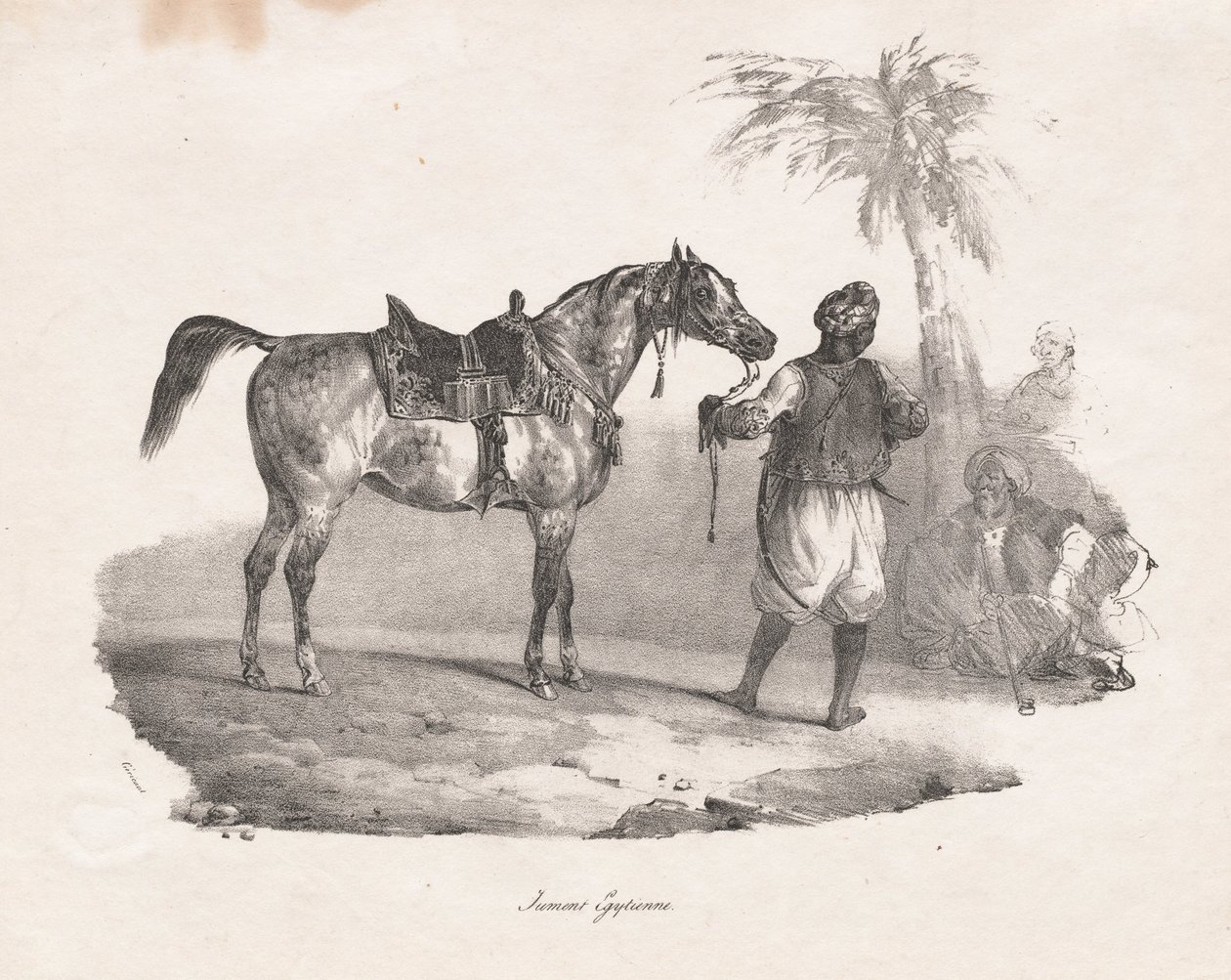 Egyptská klisna od Theodore Gericault