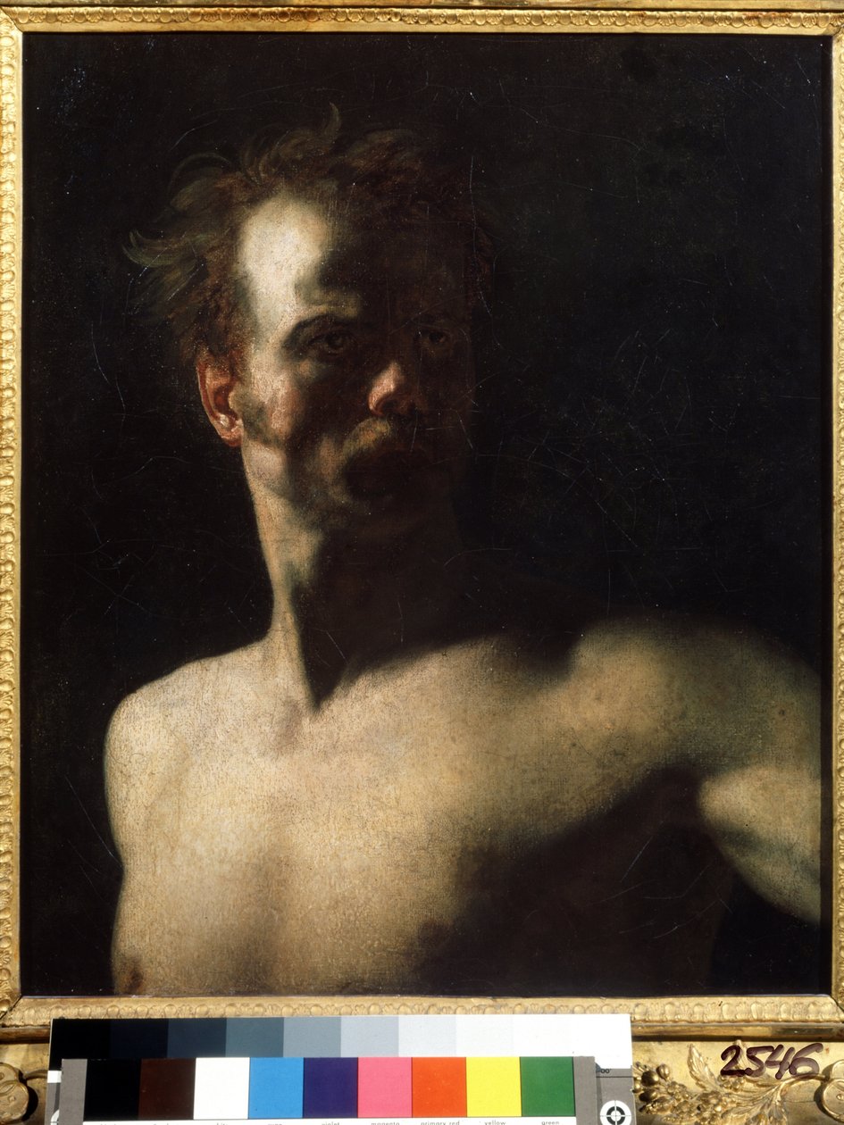 ""Nahé studium"" Malba Theodora Gericaulta (1791-1824) 1810-1811 Puškinovo muzeum, Moskva od Theodore Gericault