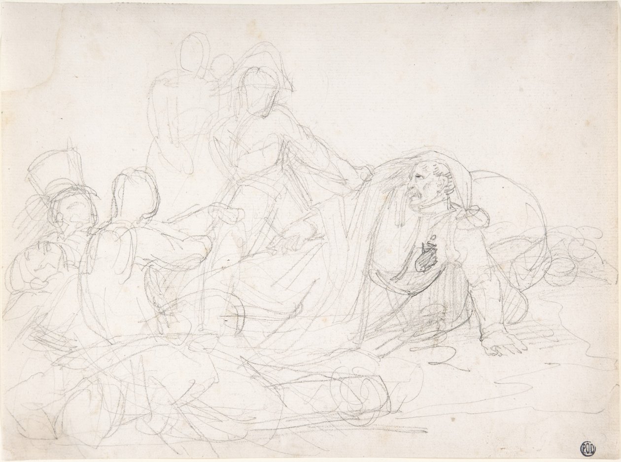 Padlí vojáci od Theodore Gericault