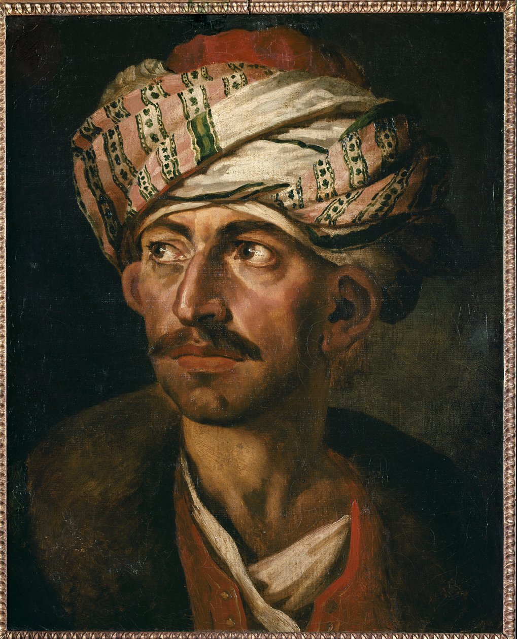Hlava Orientalu (olej na plátně od Theodore Gericault