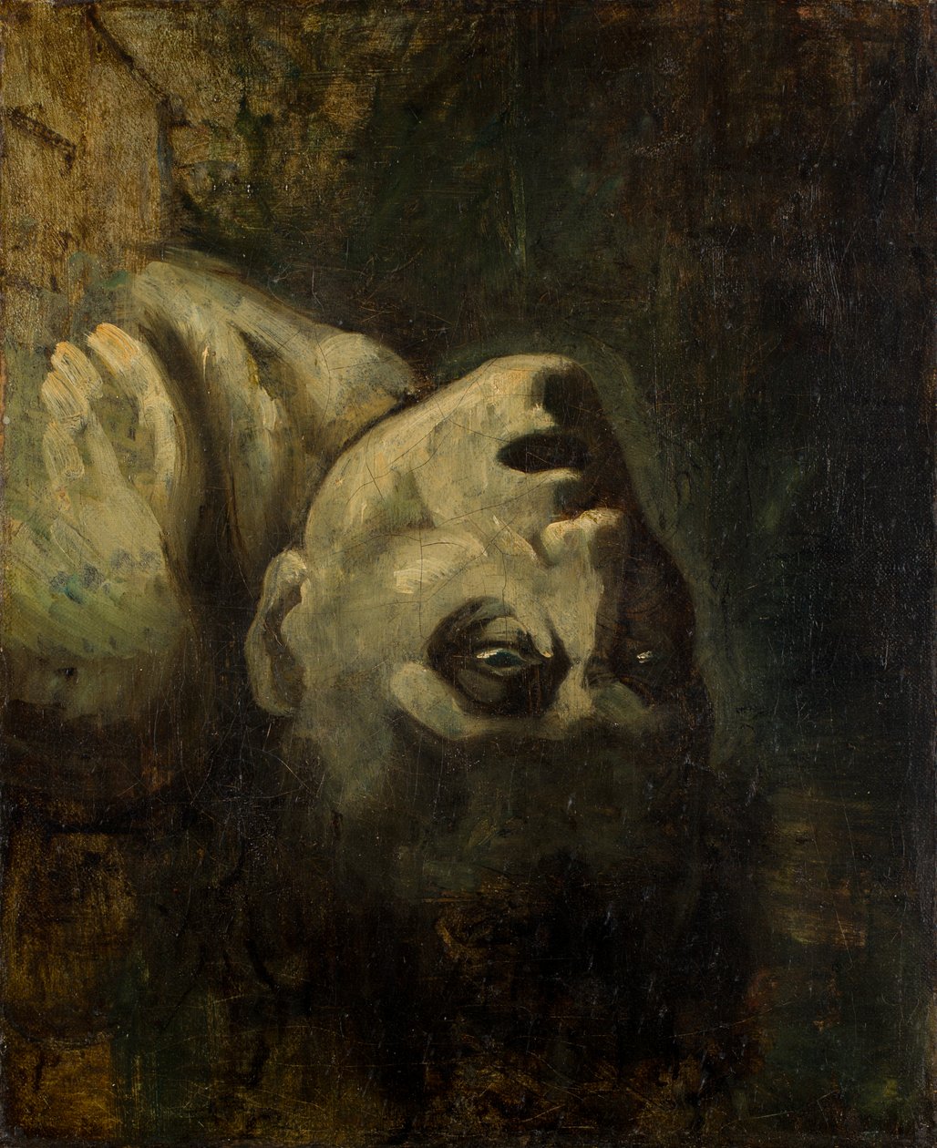 Hlava utonulého muže od Theodore Gericault