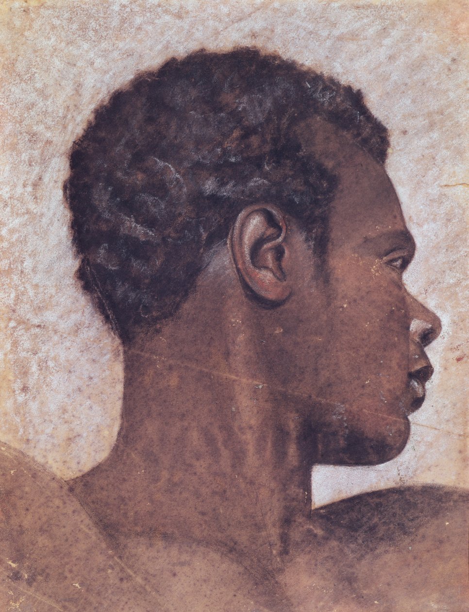 Hlava černocha od Theodore Gericault