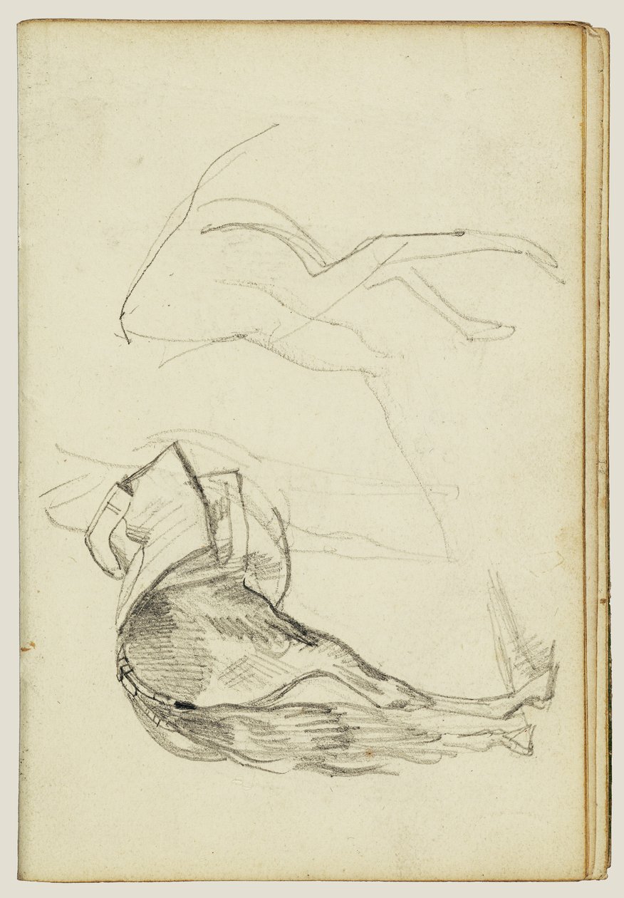 Studium koní od Theodore Gericault