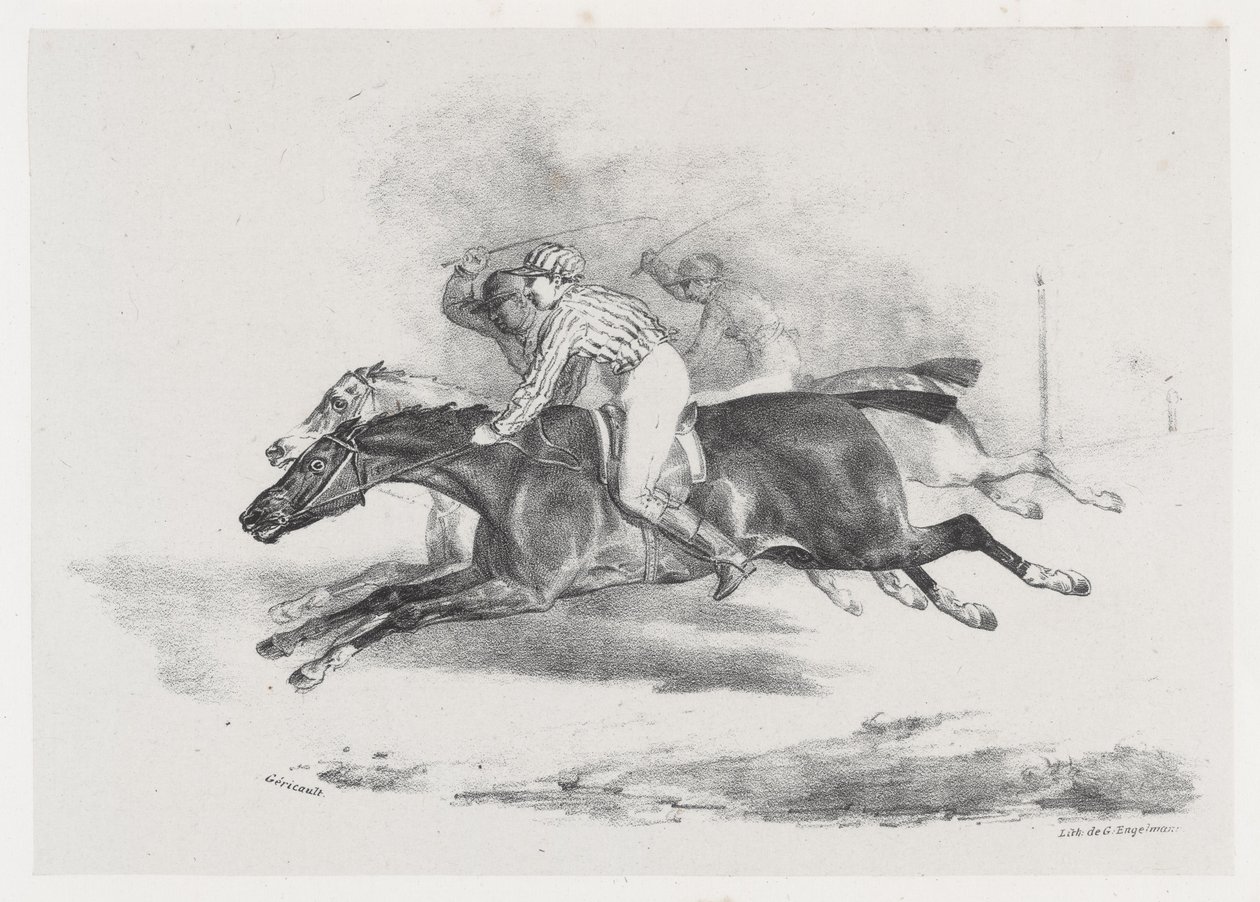 La Course (Závod) od Theodore Gericault