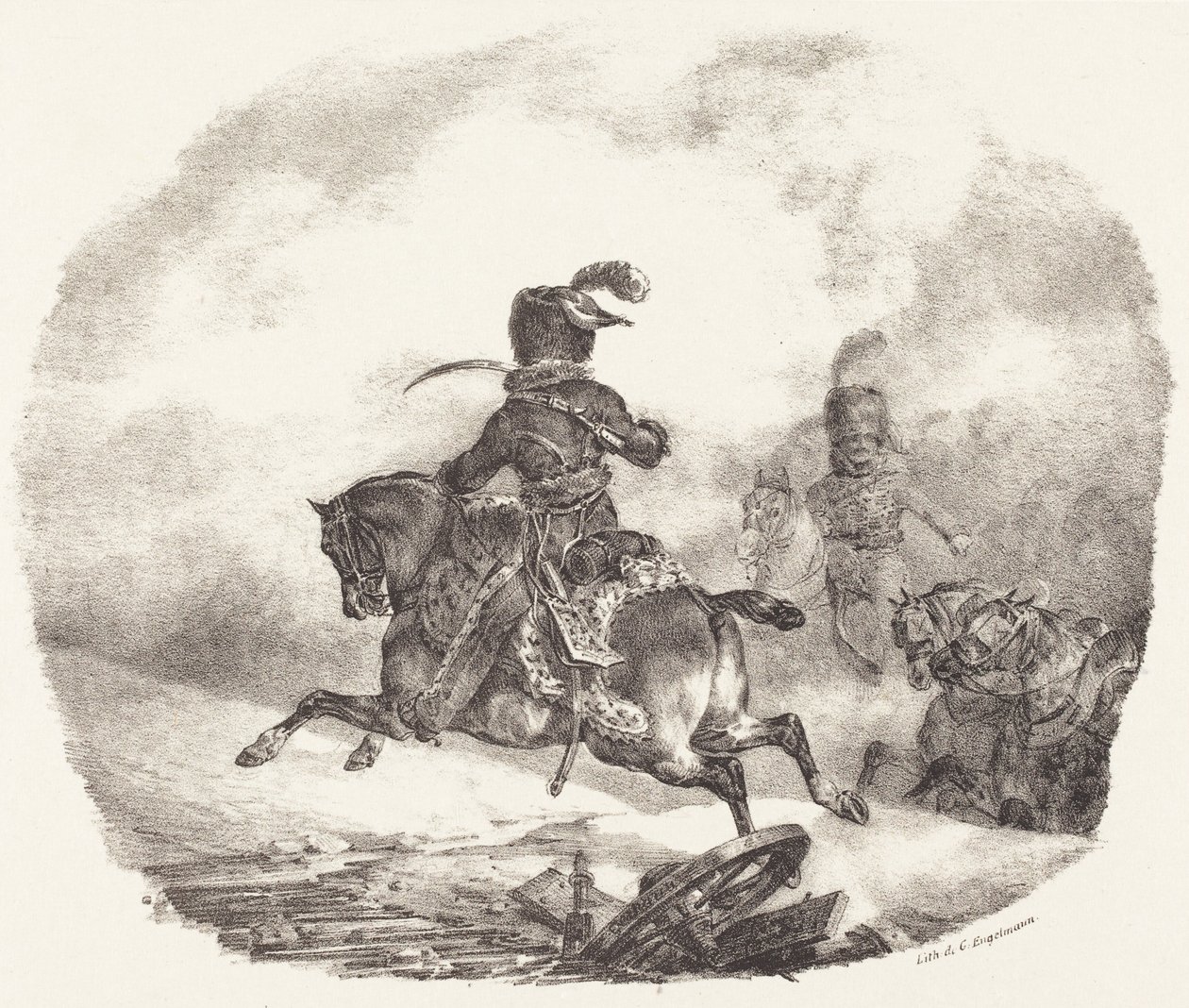 Důstojník lehké dělostřelecké jednotky císařské gardy (Officier d