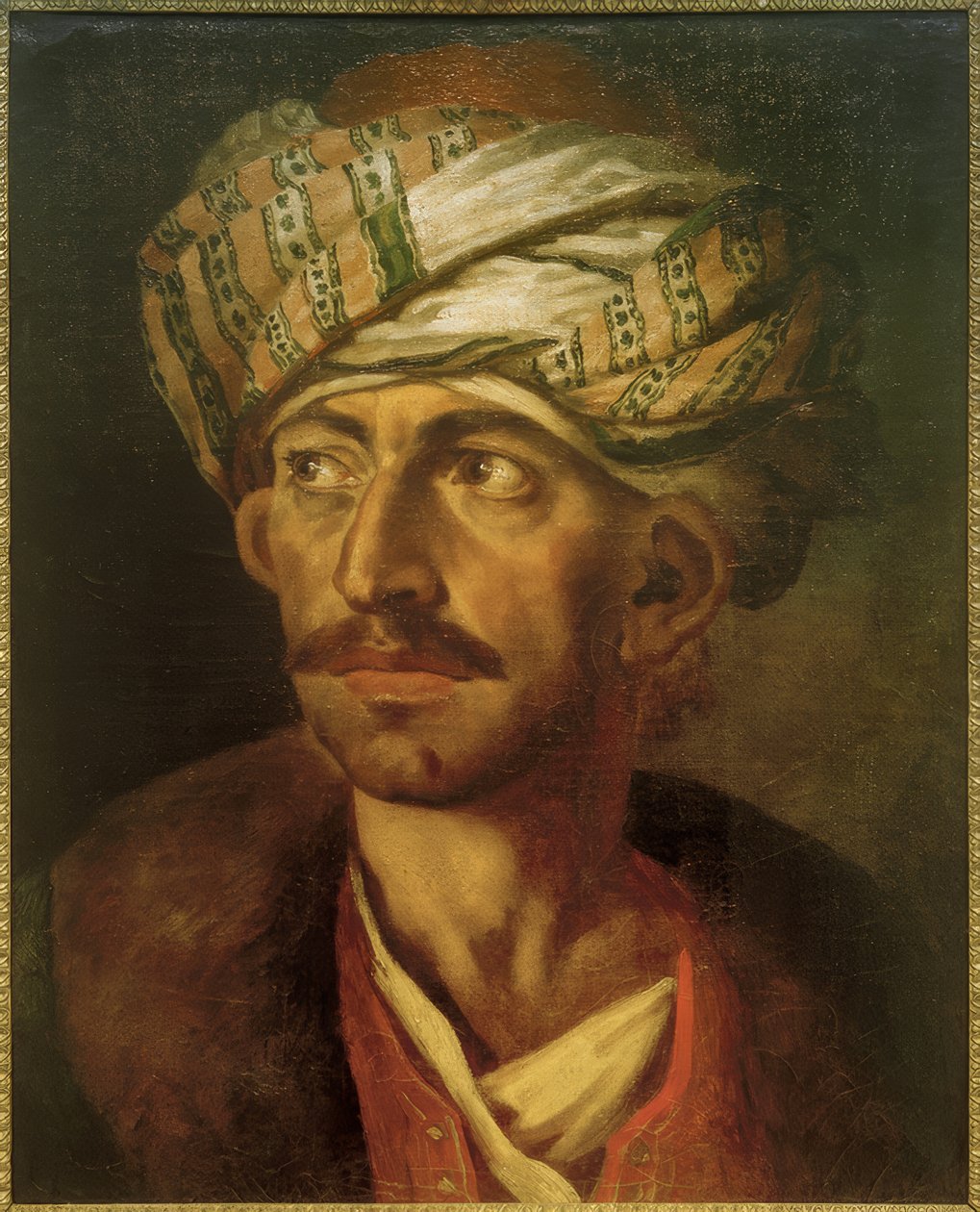 Mužský portrét (pravděpodobně Mustafa) od Theodore Gericault