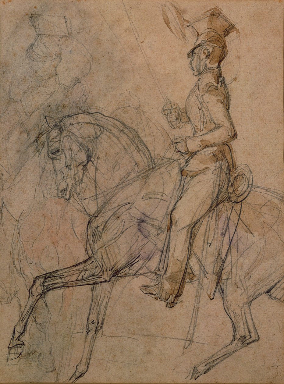Důstojník polských Lancerů od Theodore Gericault
