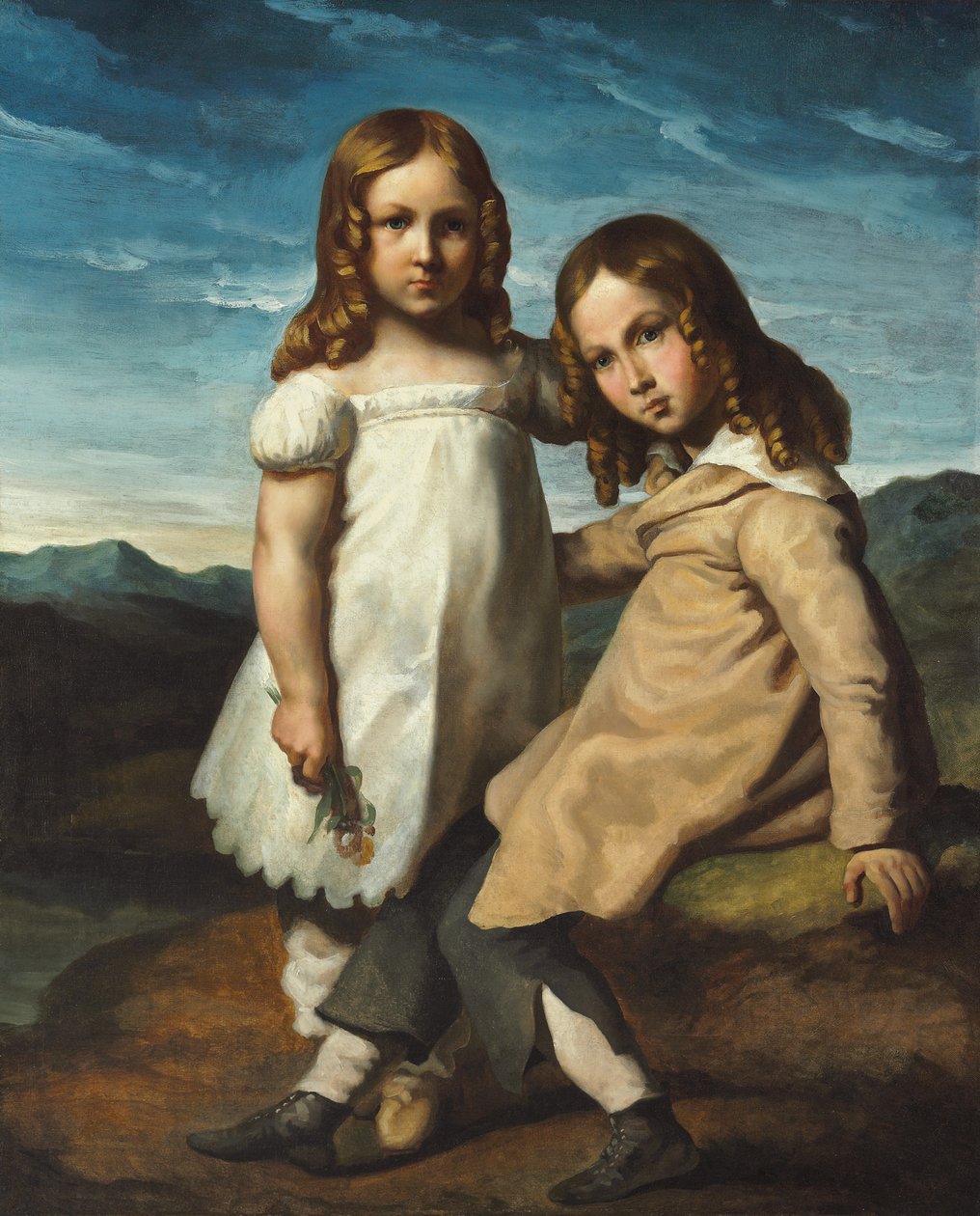 Portrét Alfreda a Elisabeth Dedreuxových, kolem roku 1818 od Theodore Gericault