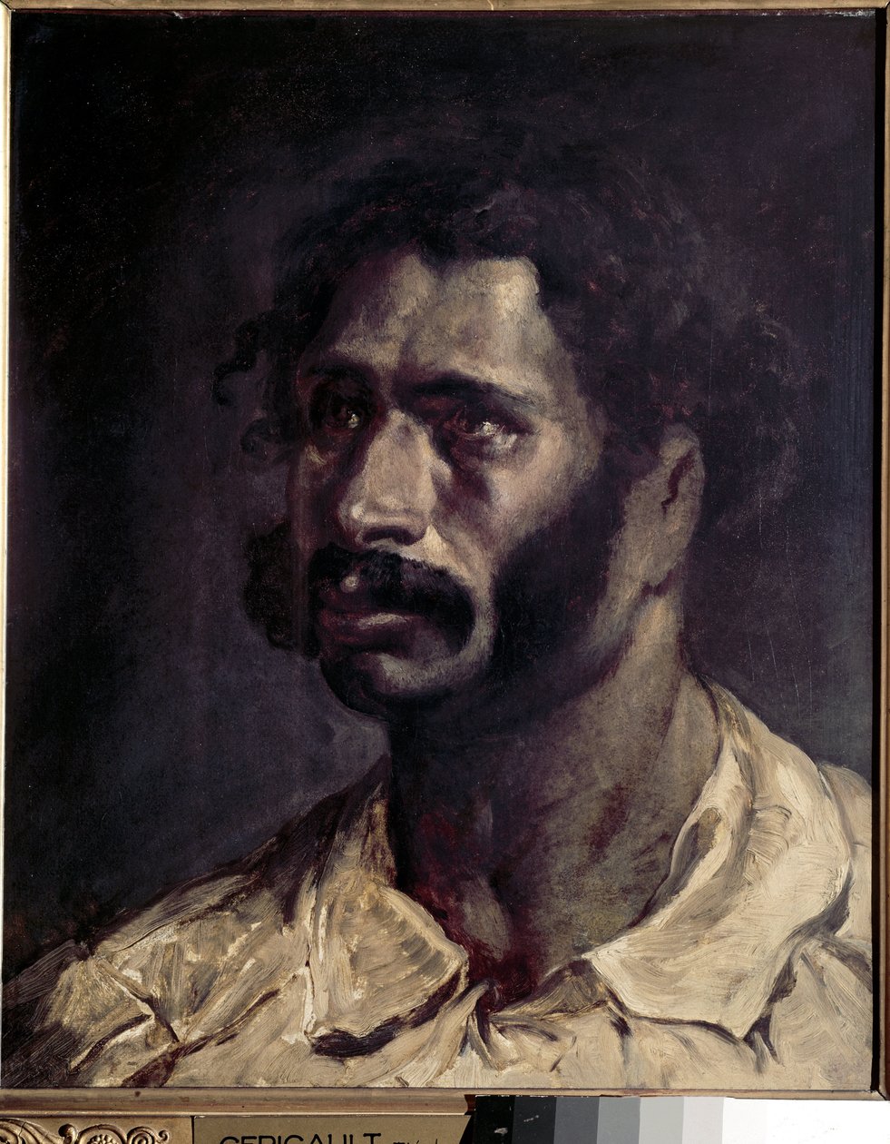 Portrét muže (předpoklad tesaře Meduse) - olej na plátně od Theodore Gericault