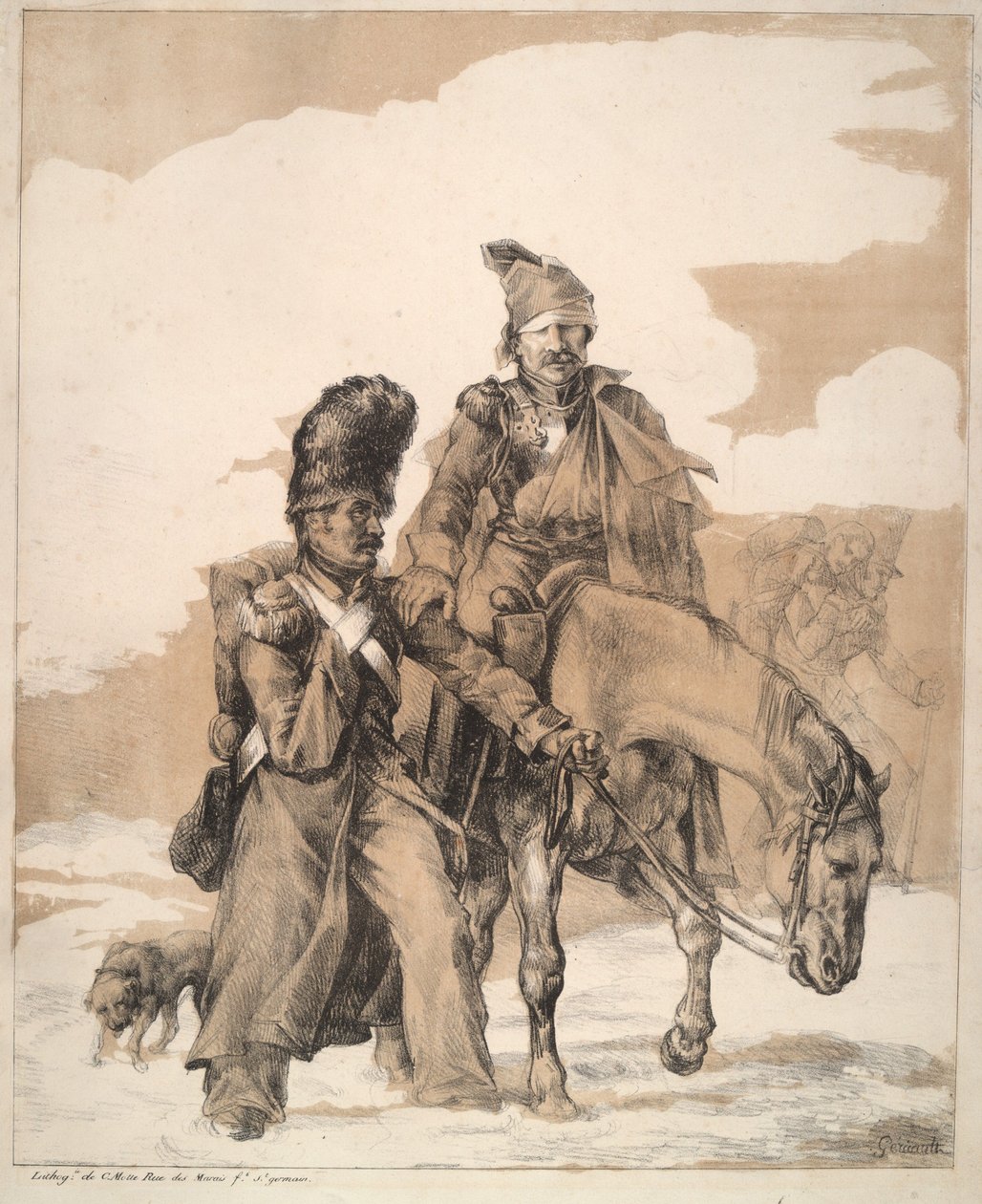 Návrat z Ruska (Return from Russia) od Theodore Gericault