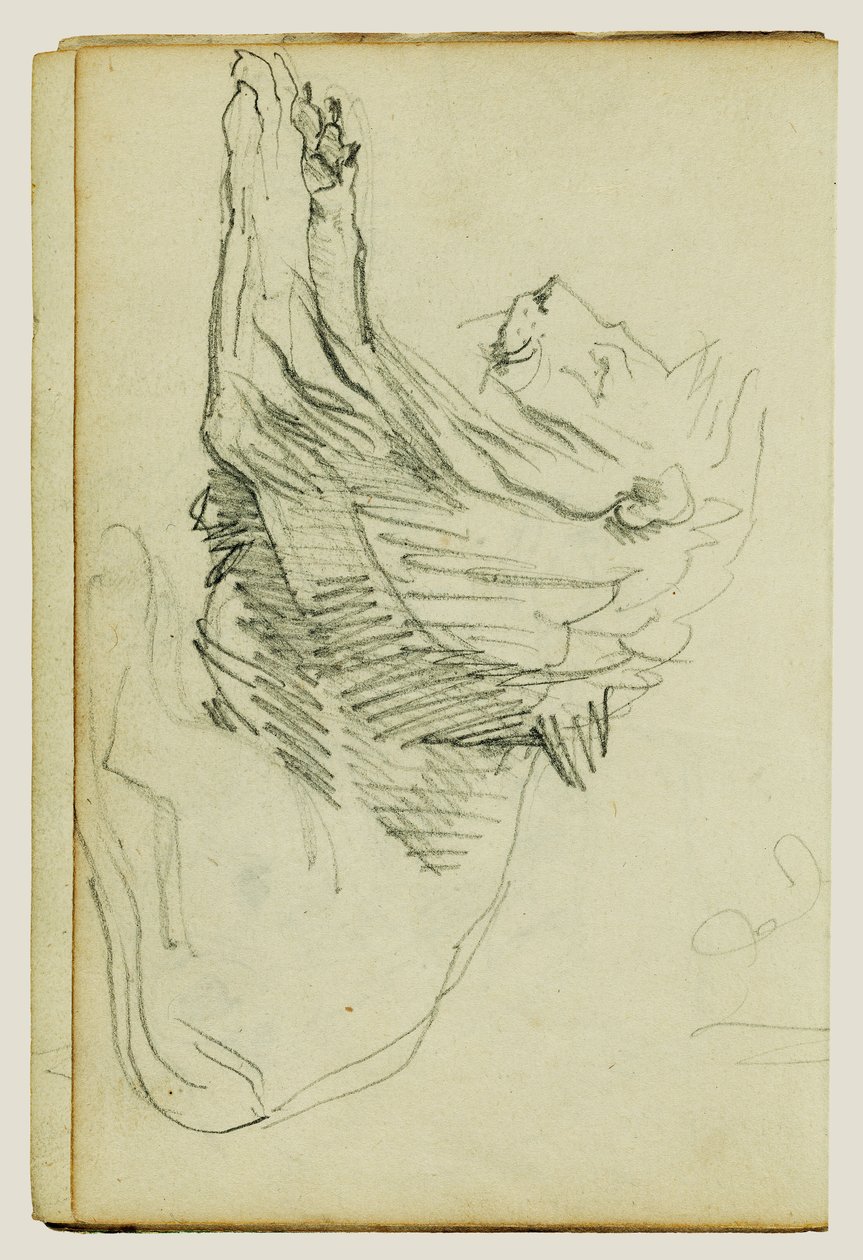 Sedící lev od Theodore Gericault