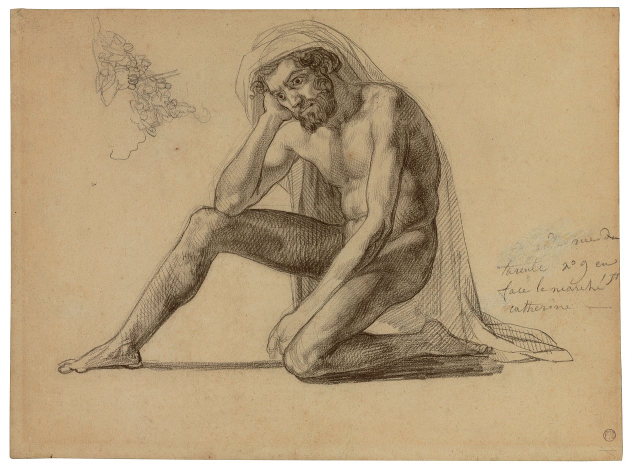 Studie pro otce na Voru Medúzy od Theodore Gericault