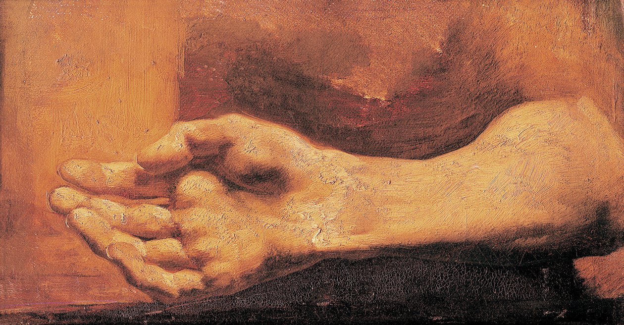 Studium ruky a paže od Theodore Gericault