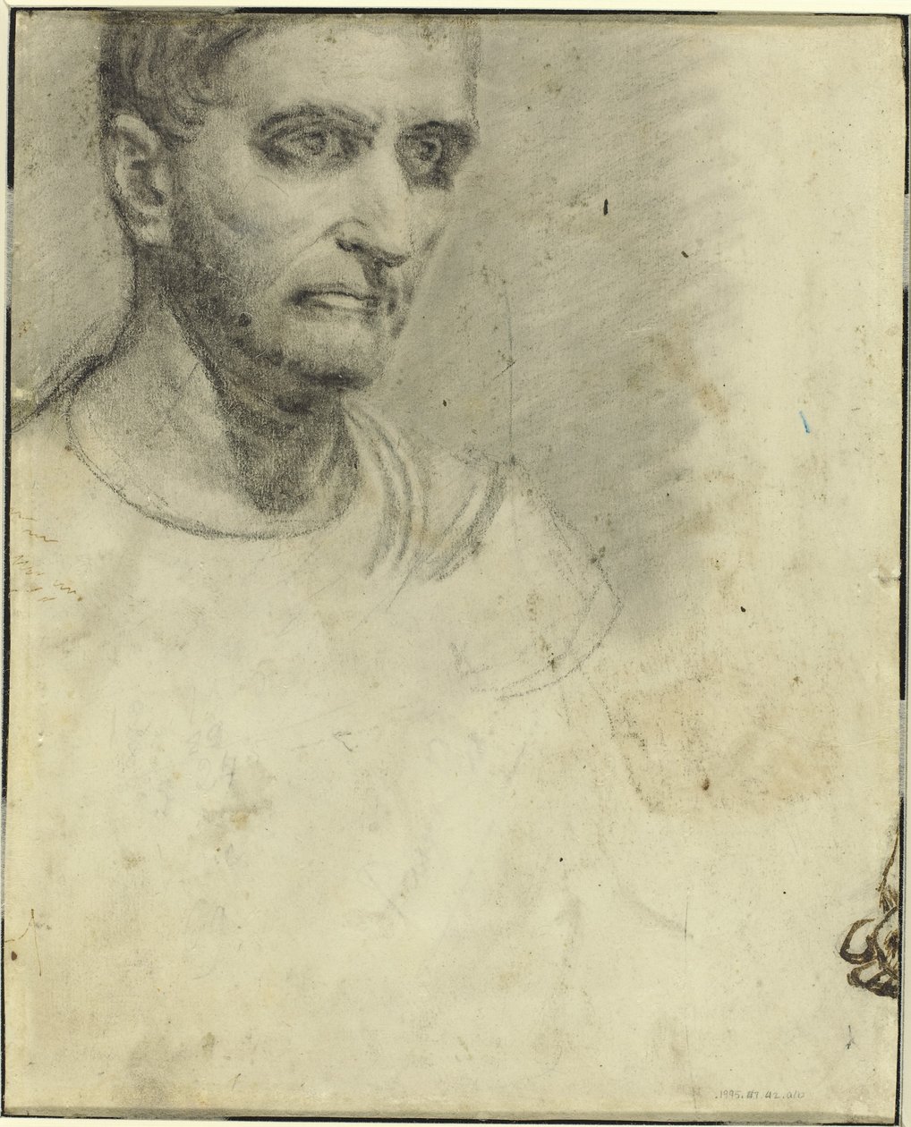 Studie muže [zadní strana] od Theodore Gericault