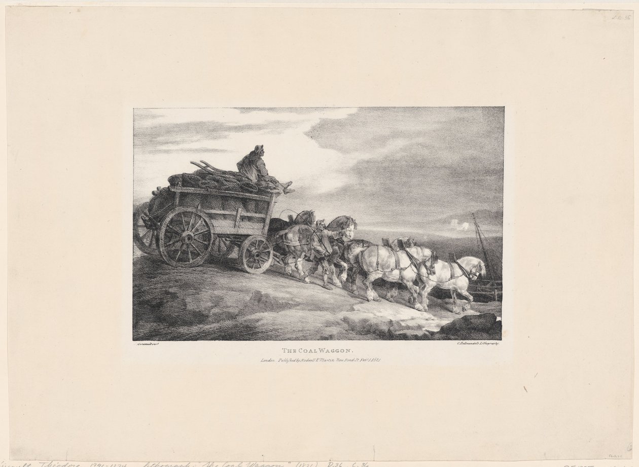 Uhelný vagón od Theodore Gericault