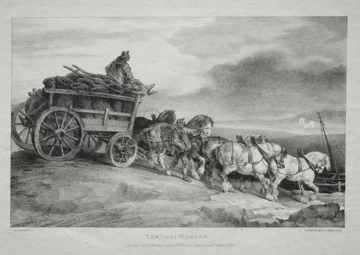 Uhelný vagón od Theodore Gericault