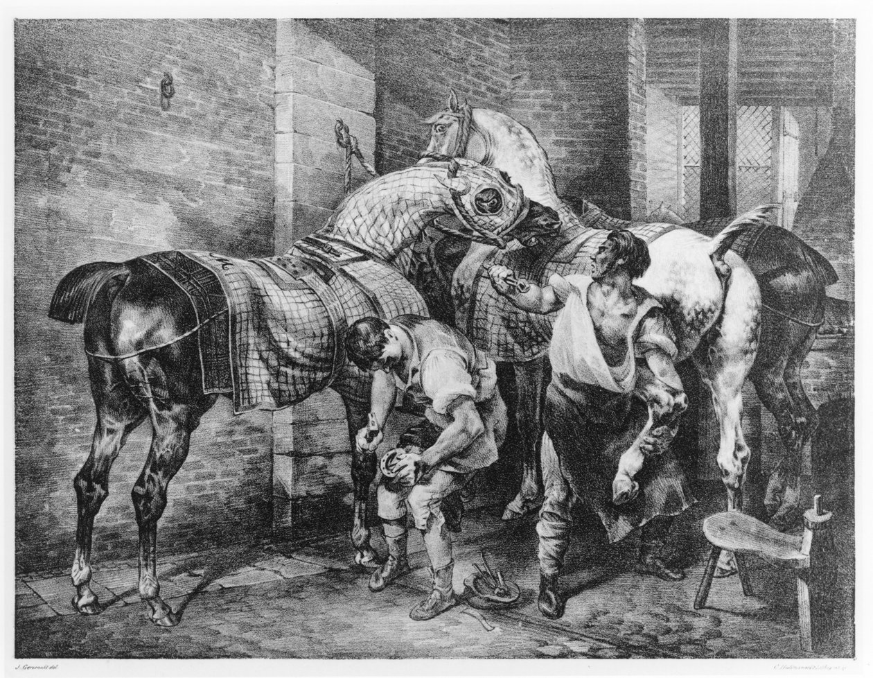 Anglický kovář od Theodore Gericault