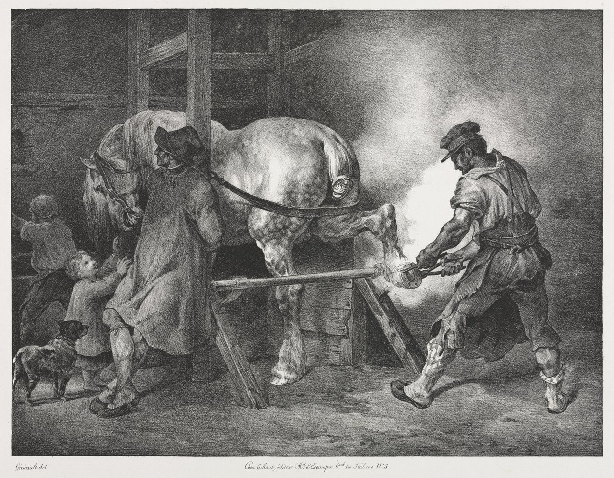 Vlámský kovář od Theodore Gericault