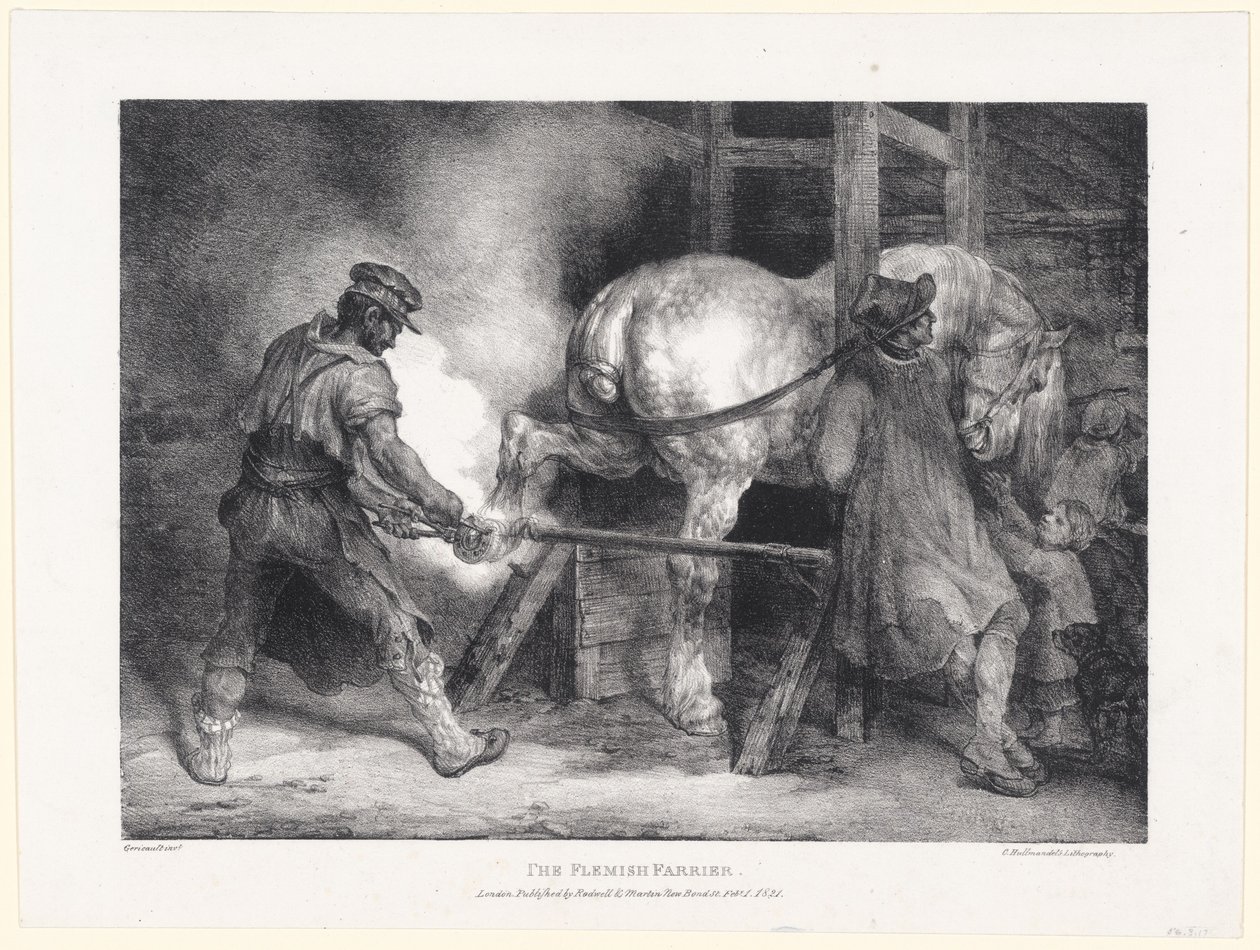 Vlámský kovář od Theodore Gericault