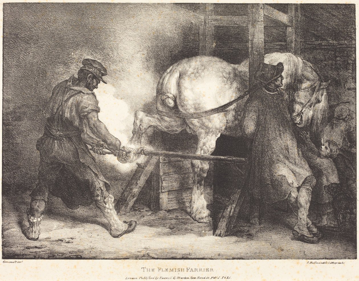 Vlámský kovář od Theodore Gericault