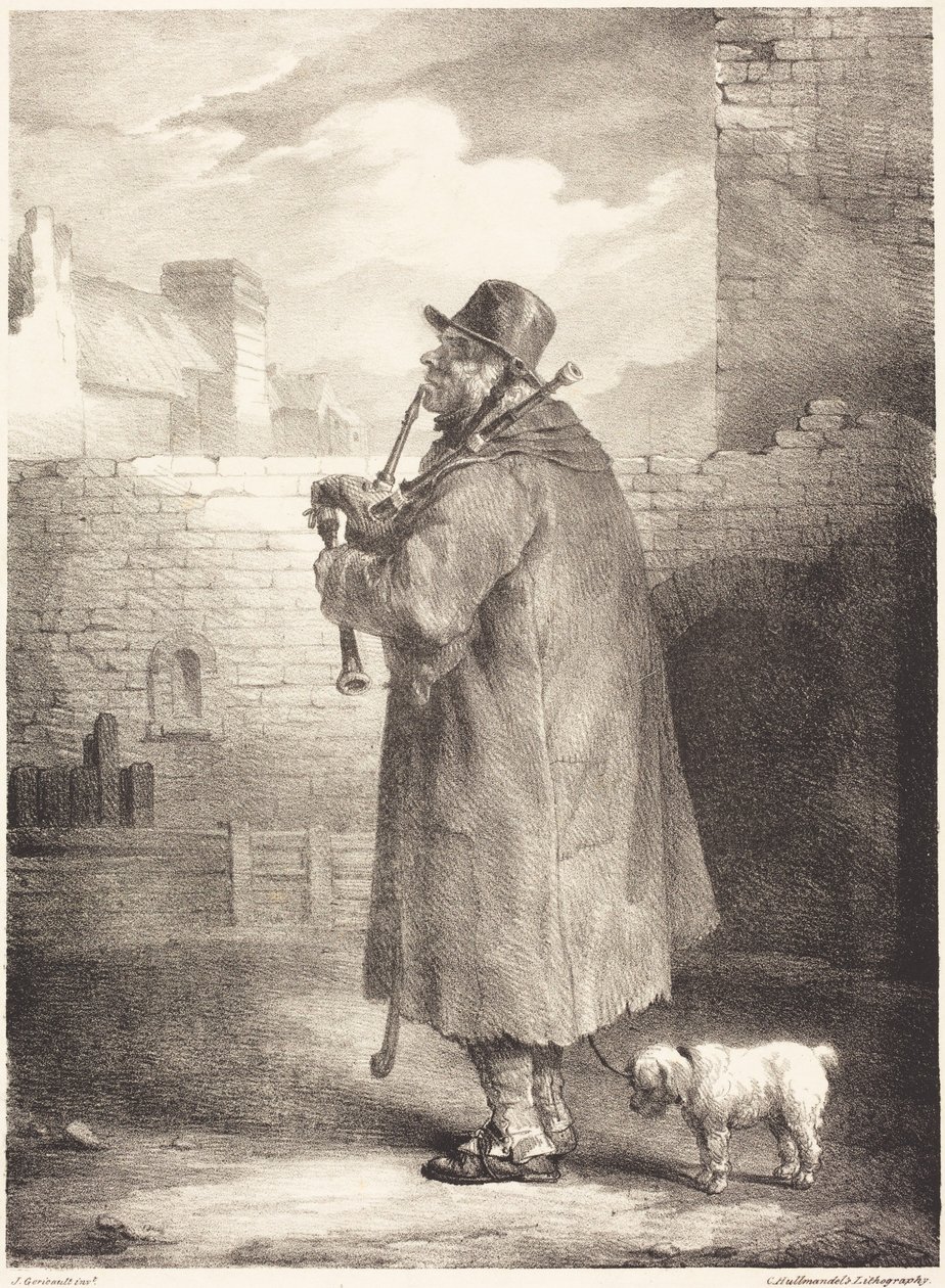 Píseň o dudákovi od Theodore Gericault