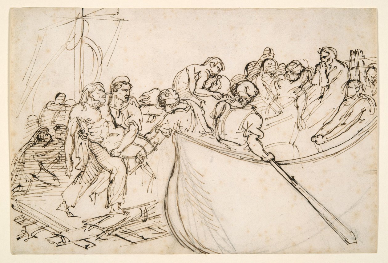 Záchrana trosečníků z voru „Medúza“ od Theodore Gericault