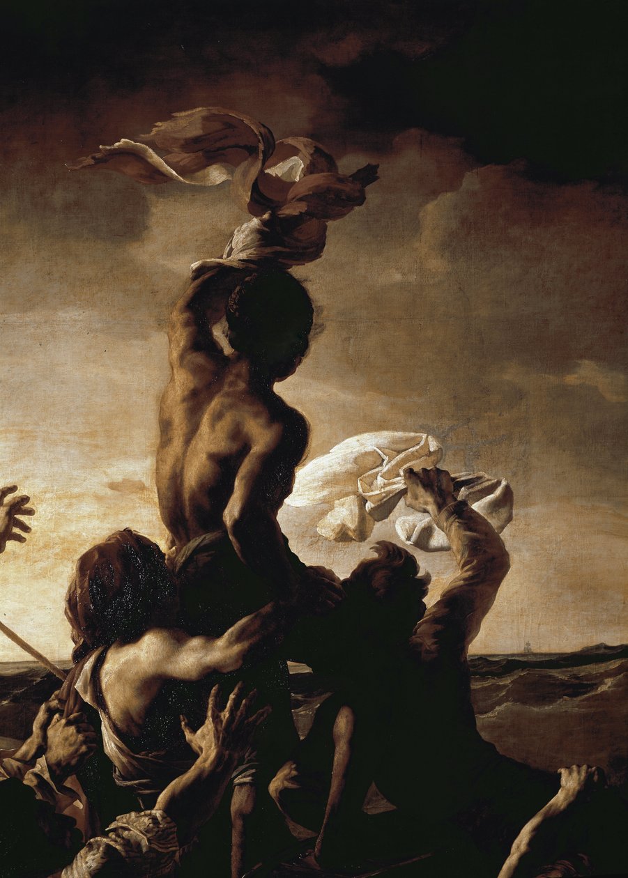 Vor Meduse - Detail (olej na plátně od Theodore Gericault