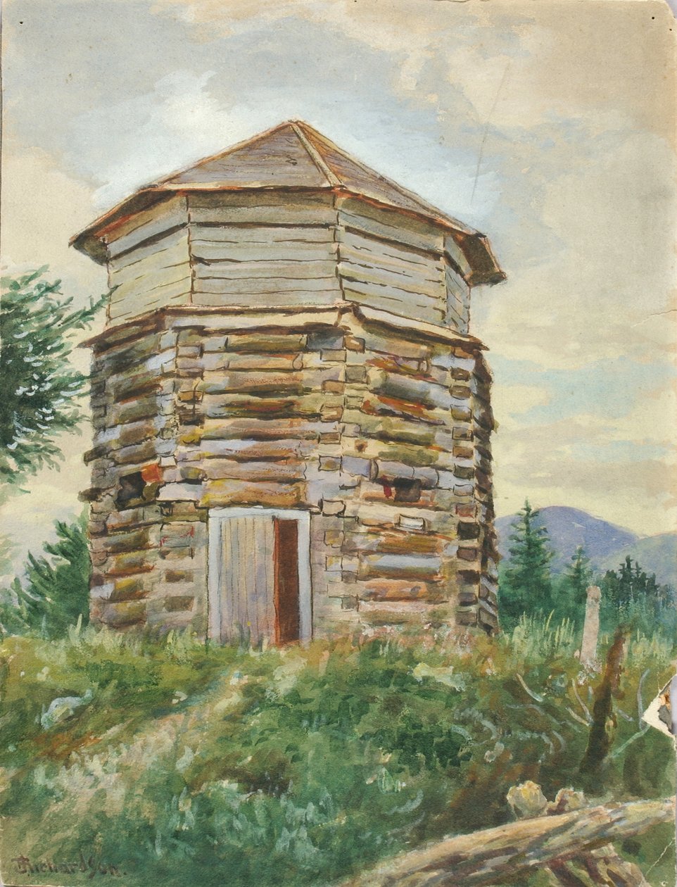 Ruský blokový dům, Aljaška, 1900 od Theodore J. Richardson