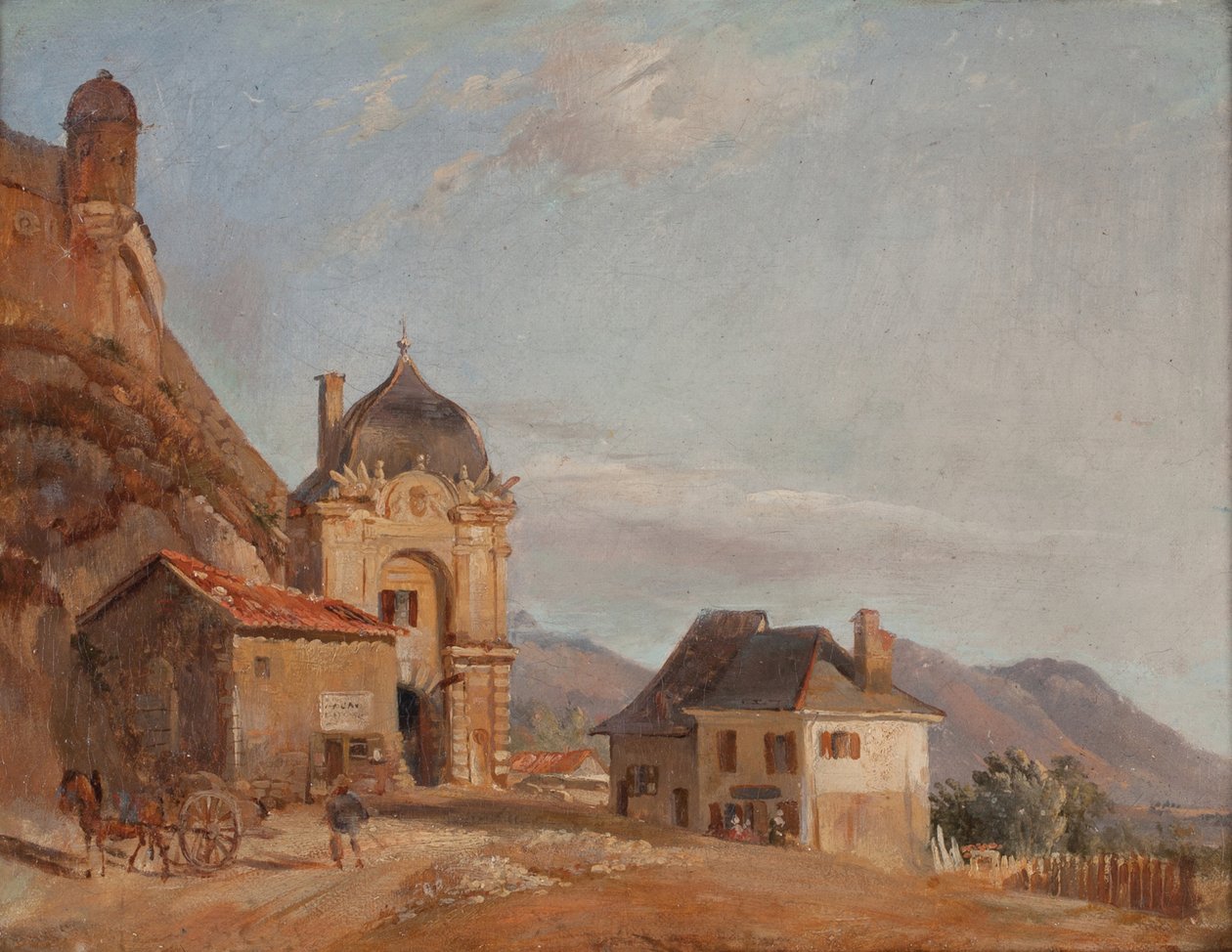 Grenoble, brána do Francie (olej na plátně) od Theodore Ravanat
