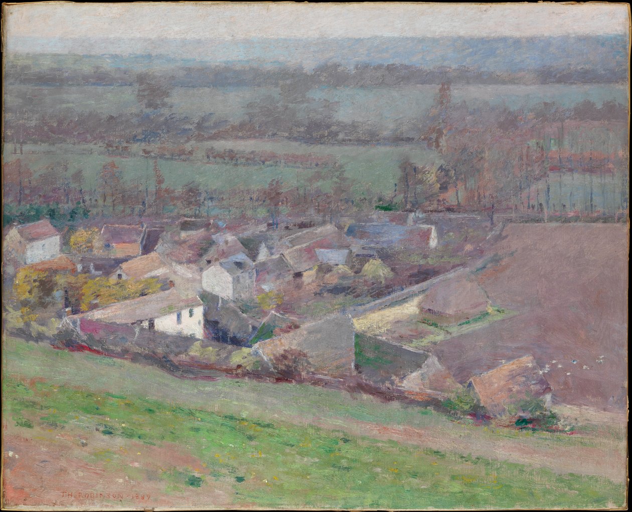 Pohled z ptačí perspektivy od Theodore Robinson