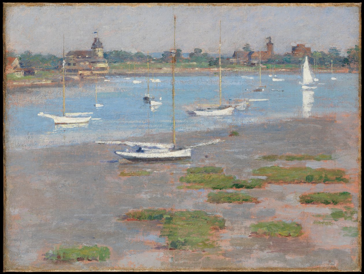 Odliv, Riverside Yacht Club od Theodore Robinson