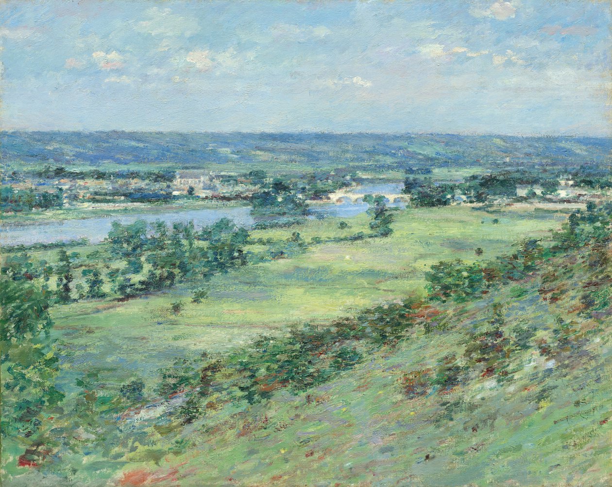 Údolí Seiny, z kopců Giverny, 1892. od Theodore Robinson