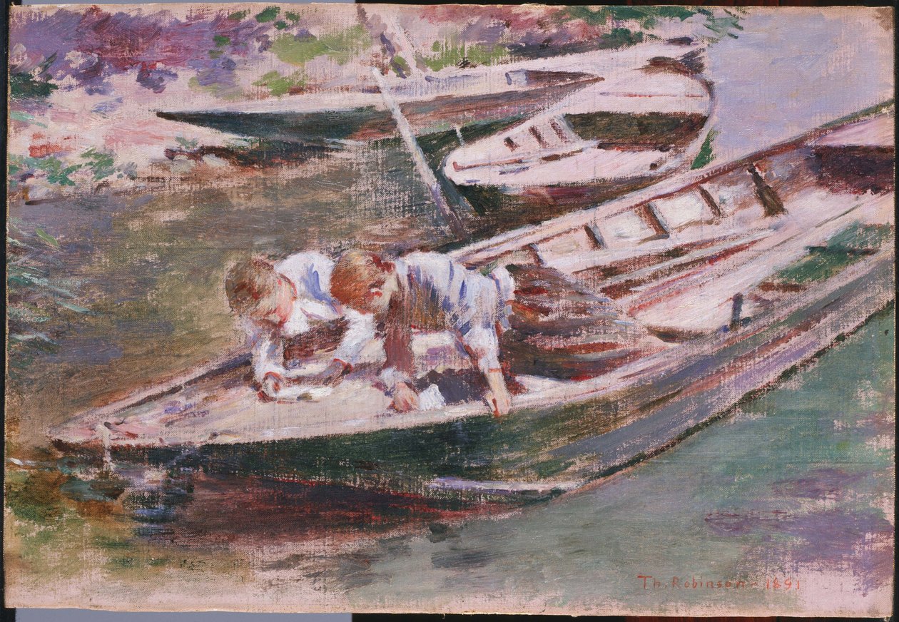 Dva ve člunu od Theodore Robinson
