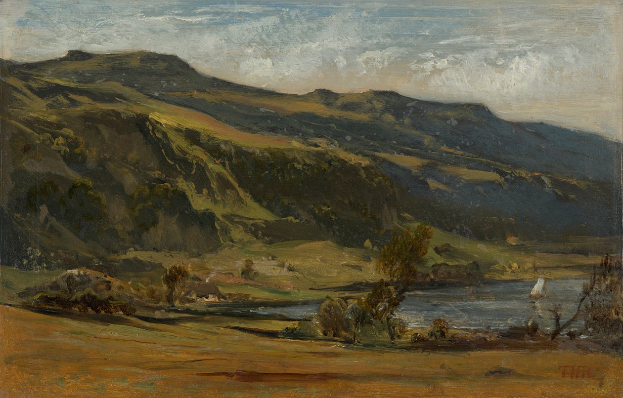 Krajina Auvergne od Theodore Rousseau