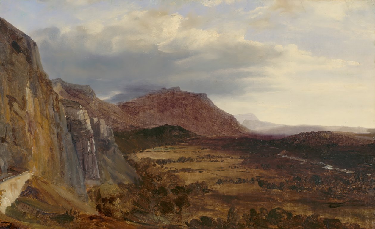 Pohled na Saleve, poblíž Ženevy, 1834. od Theodore Rousseau