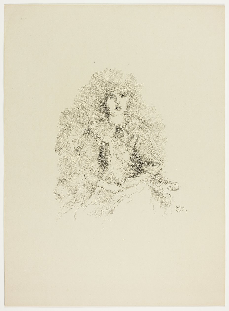 Studie od Lamplight od Theodore Roussel