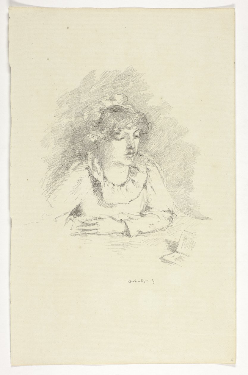 La Liseuse – Čtenář, Lamplight od Theodore Roussel