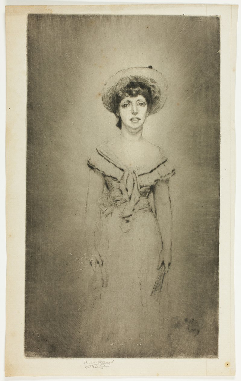 Portrét slečny Hetty Pettigrewové od Theodore Roussel