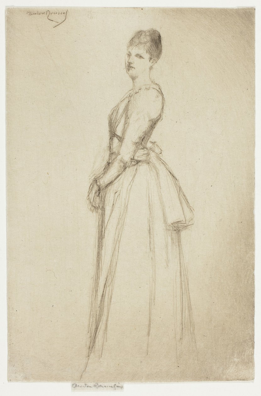 Portrét paní C. W. od Theodore Roussel